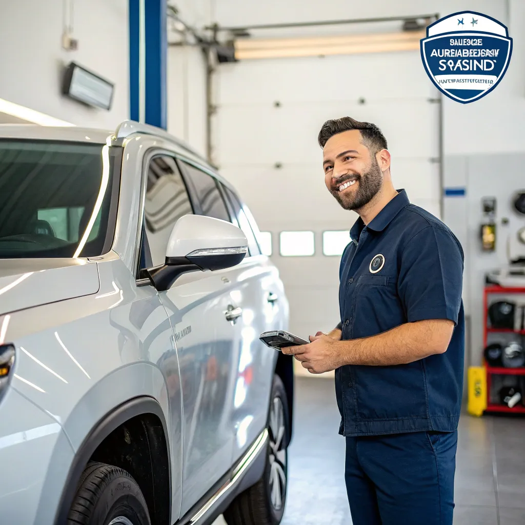 Content customer with serviced vehicle